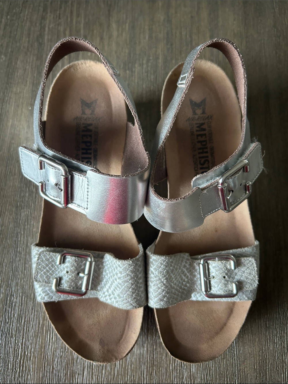 Mephisto Lissandra Slingback Nickel Star/Silver Cuba Metal